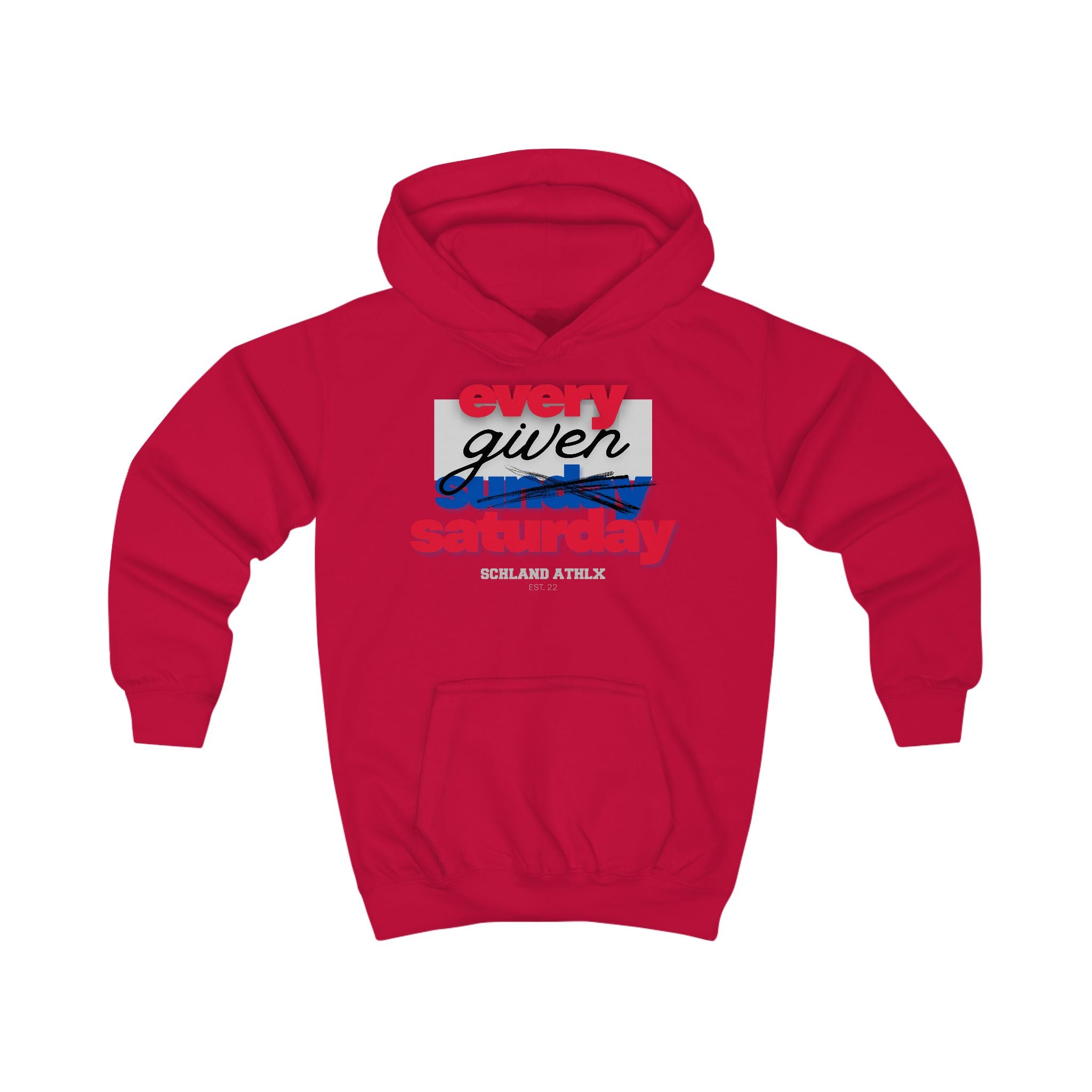 COLLEGE LINE - every given saturday - Football Hoodie Kids