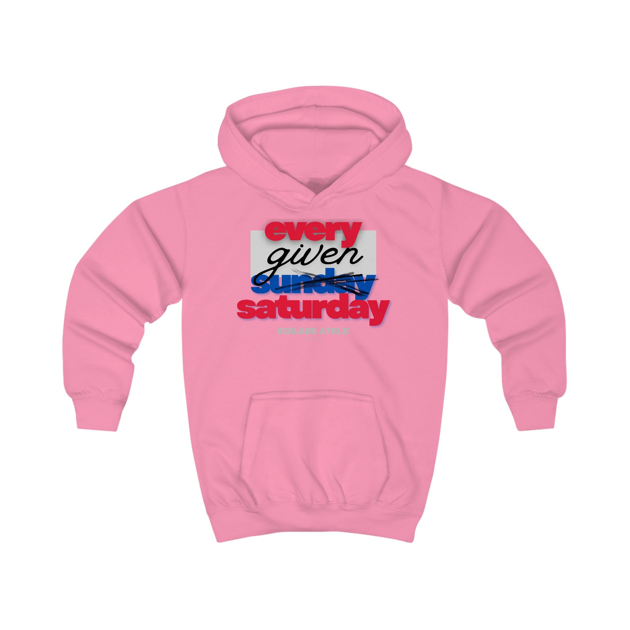 COLLEGE LINE - every given saturday - Football Hoodie Kids