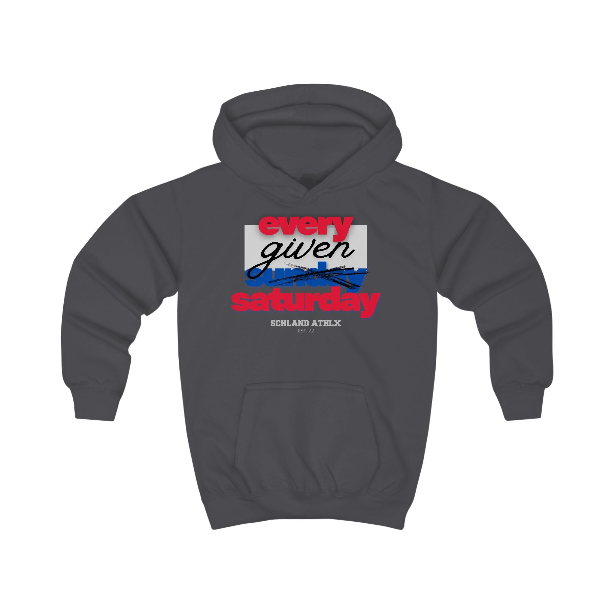 COLLEGE LINE - every given saturday - Football Hoodie Kids