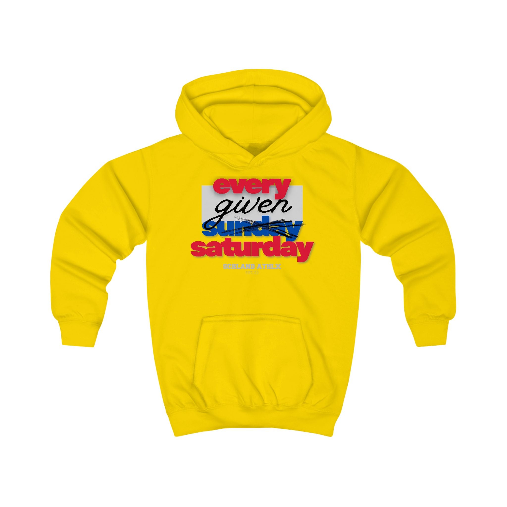 COLLEGE LINE - every given saturday - Football Hoodie Kids