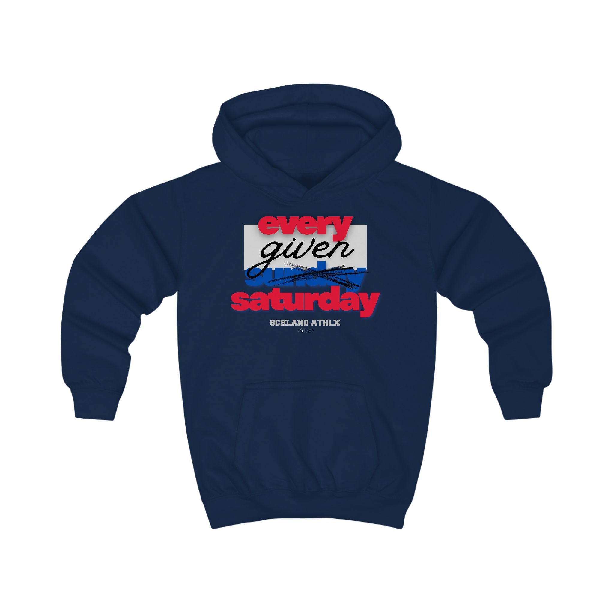 COLLEGE LINE - every given saturday - Football Hoodie Kids