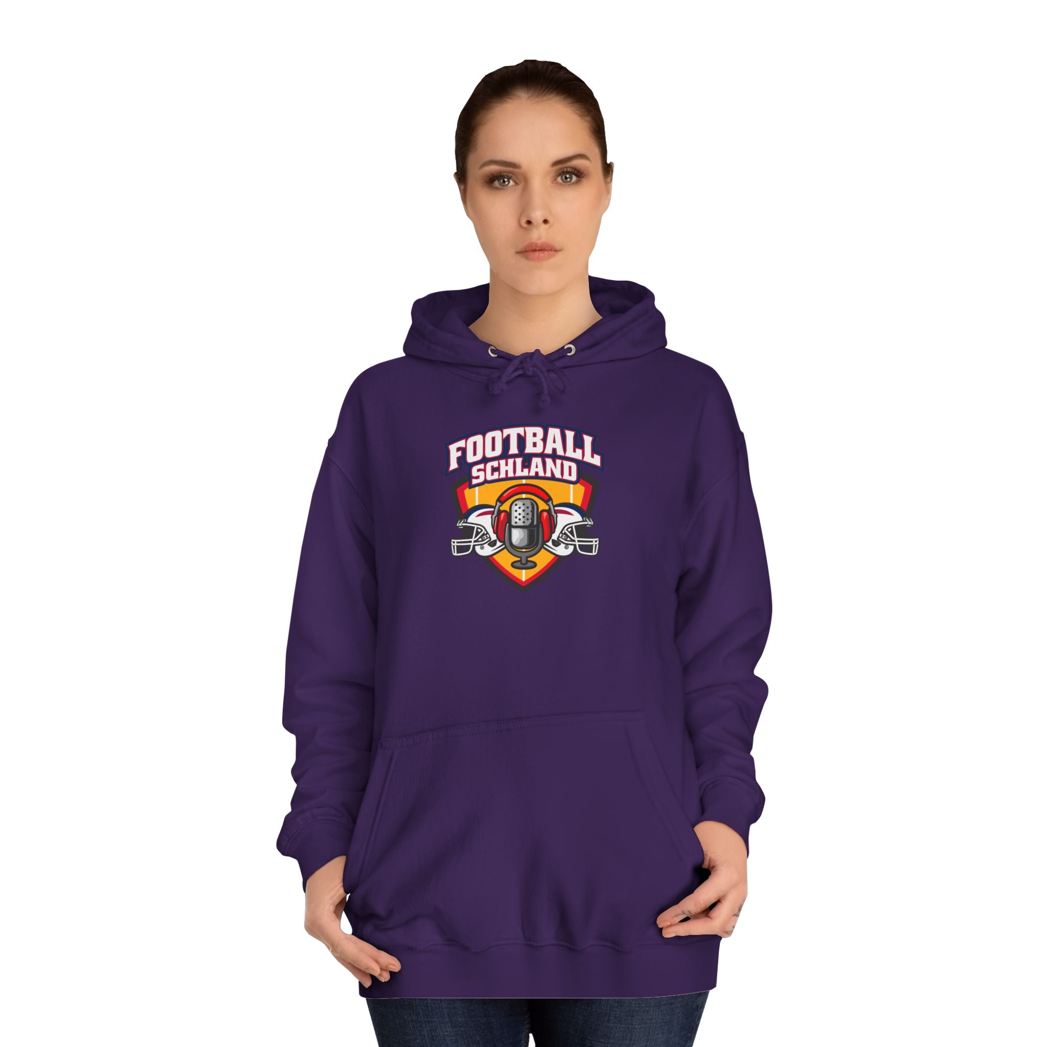 SUPPORTER LINE - Footballschland - High School Football Hoodie