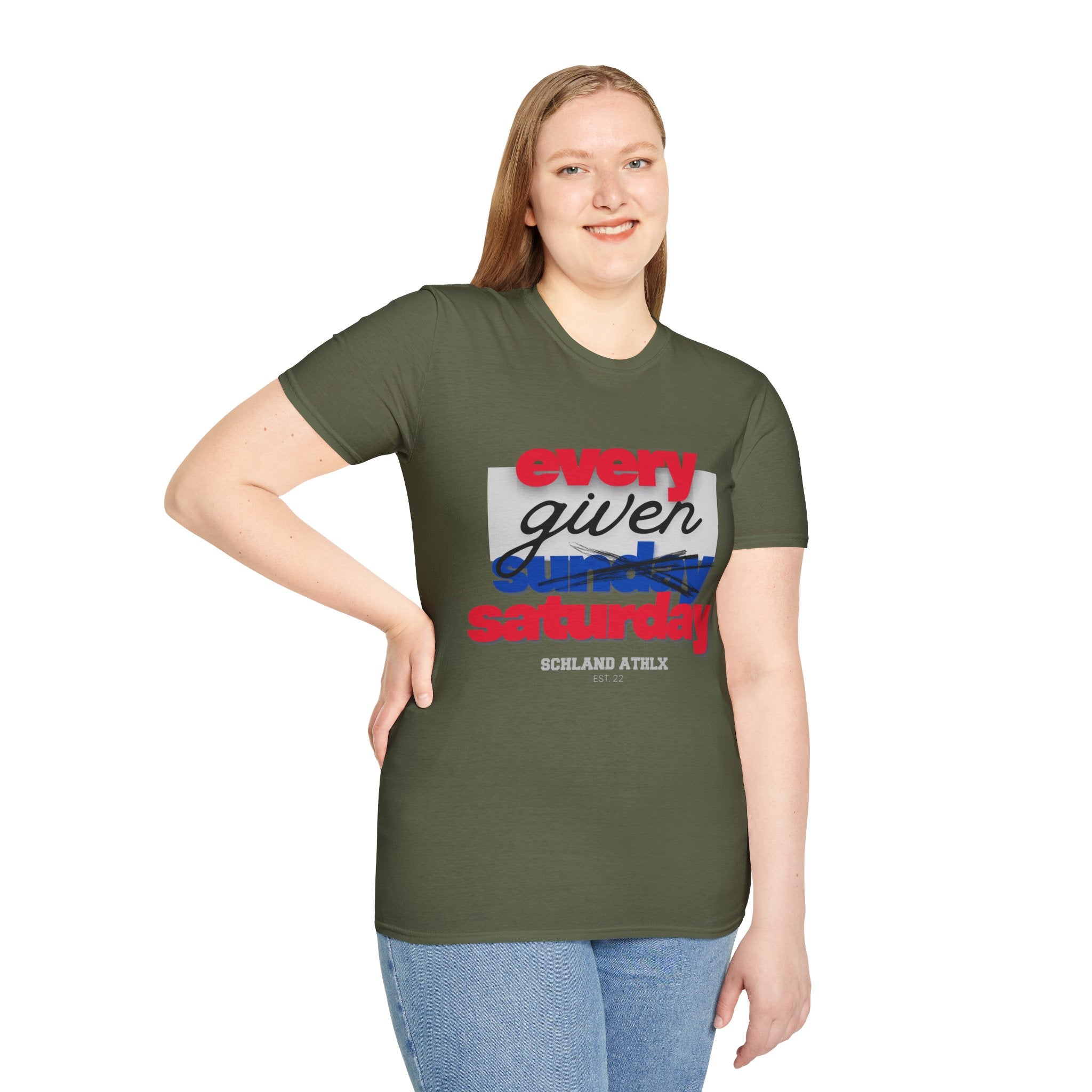 COLLEGE LINE - every given saturday - Football T-Shirt