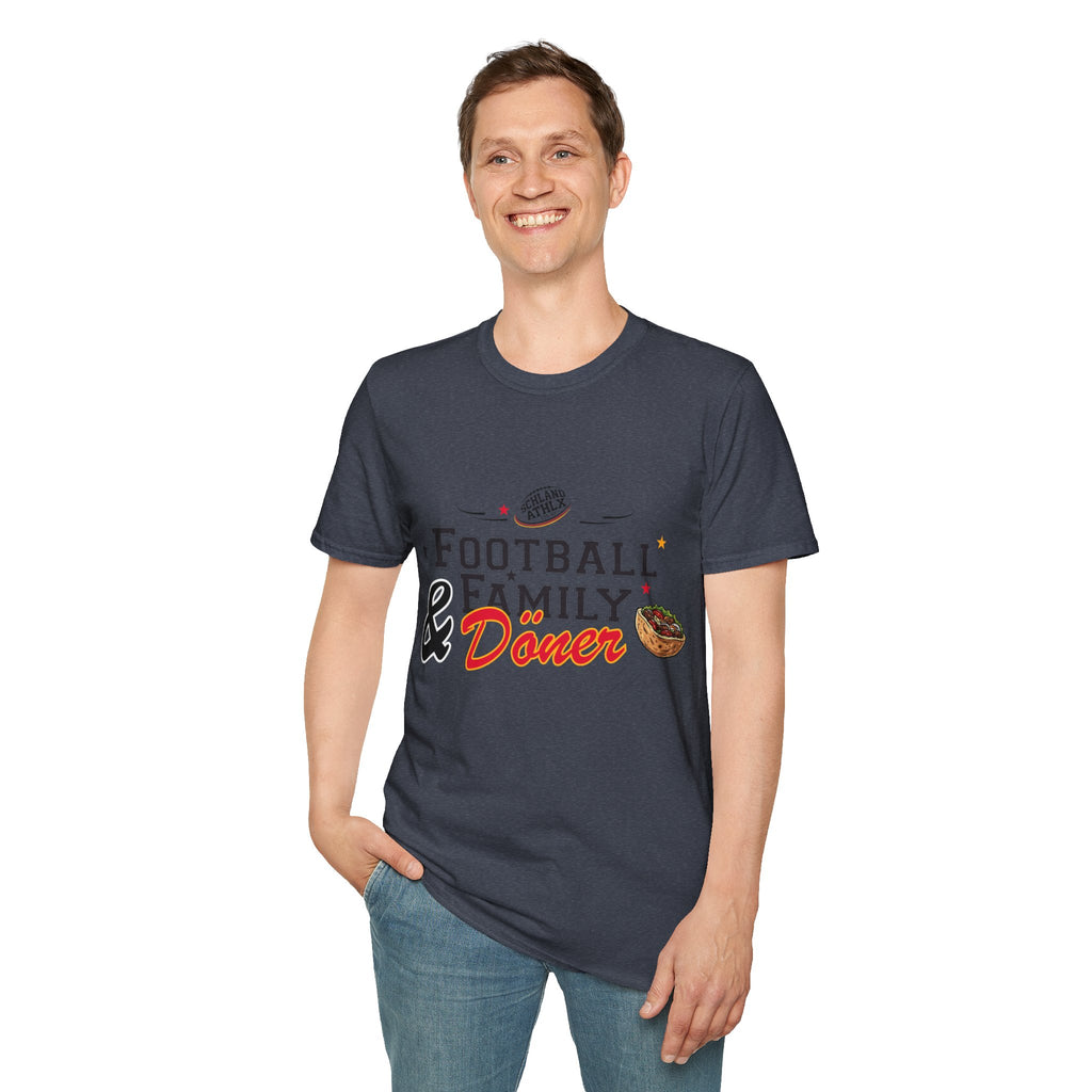 DÖNER LINE - Football and Family - Football T-Shirt