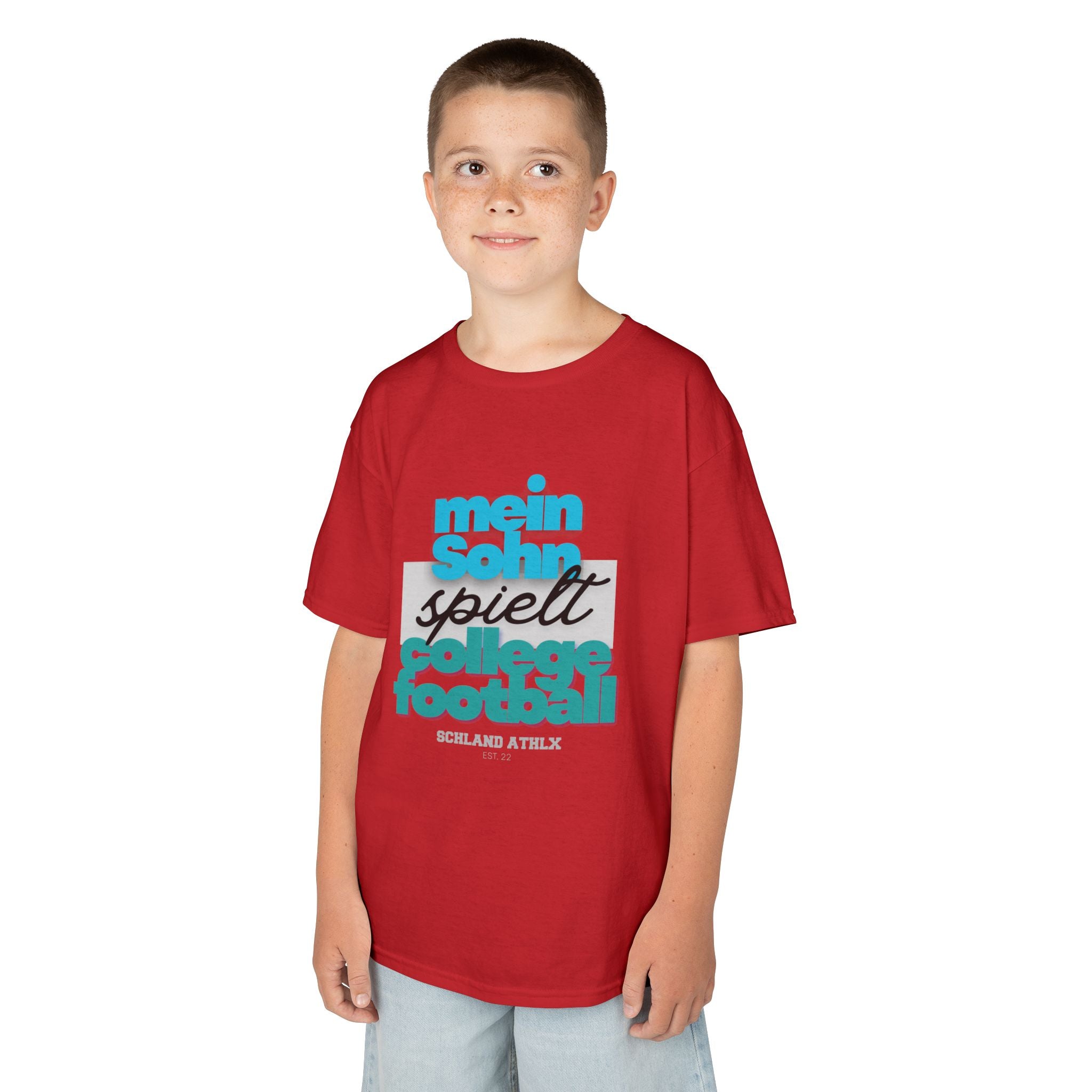 COLLEGE LINE - Mein Sohn spielt ... - Football T-Shirt Kids