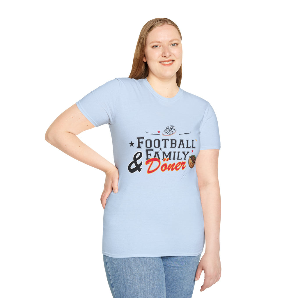 DÖNER LINE - Football and Family - Football T-Shirt
