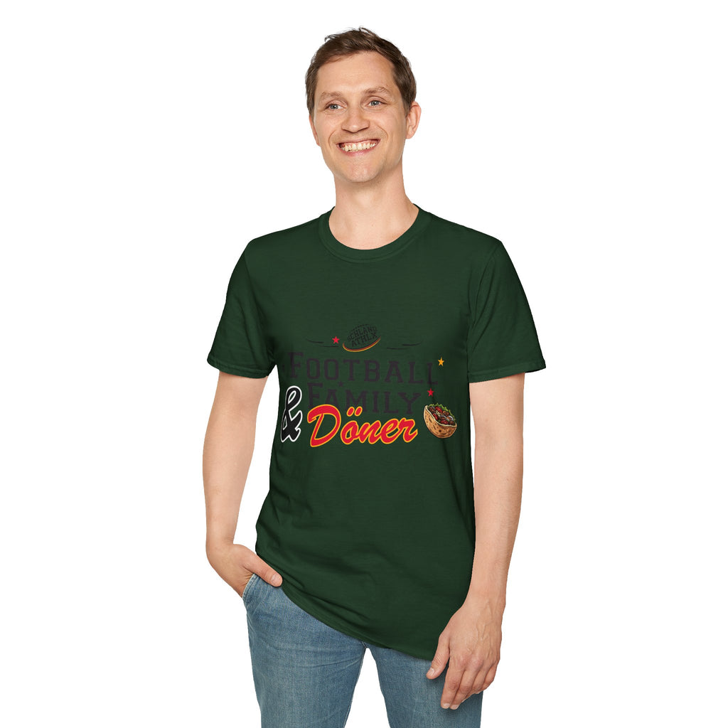 DÖNER LINE - Football and Family - Football T-Shirt