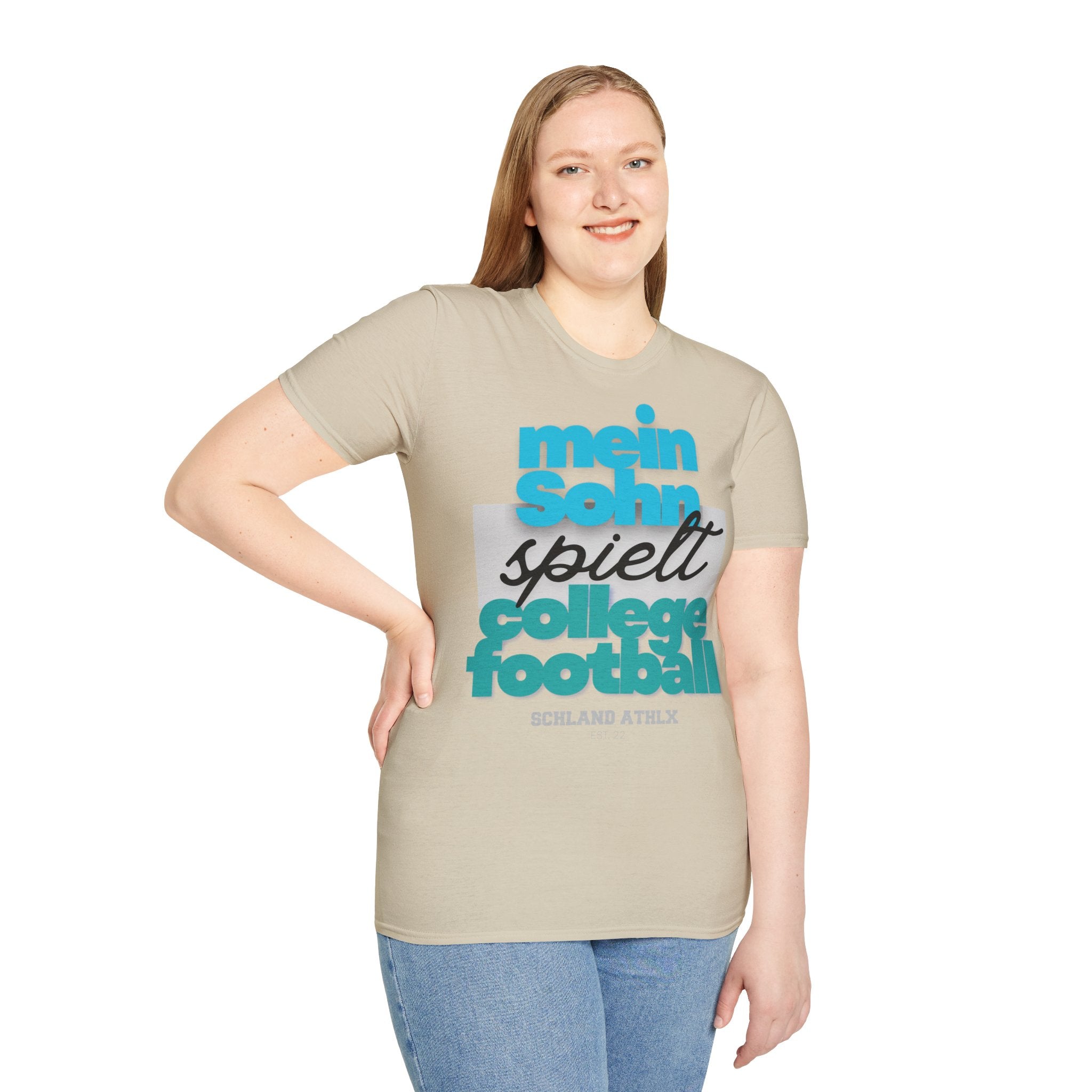 COLLEGE LINE - Mein Sohn spielt ... - Football T-Shirt