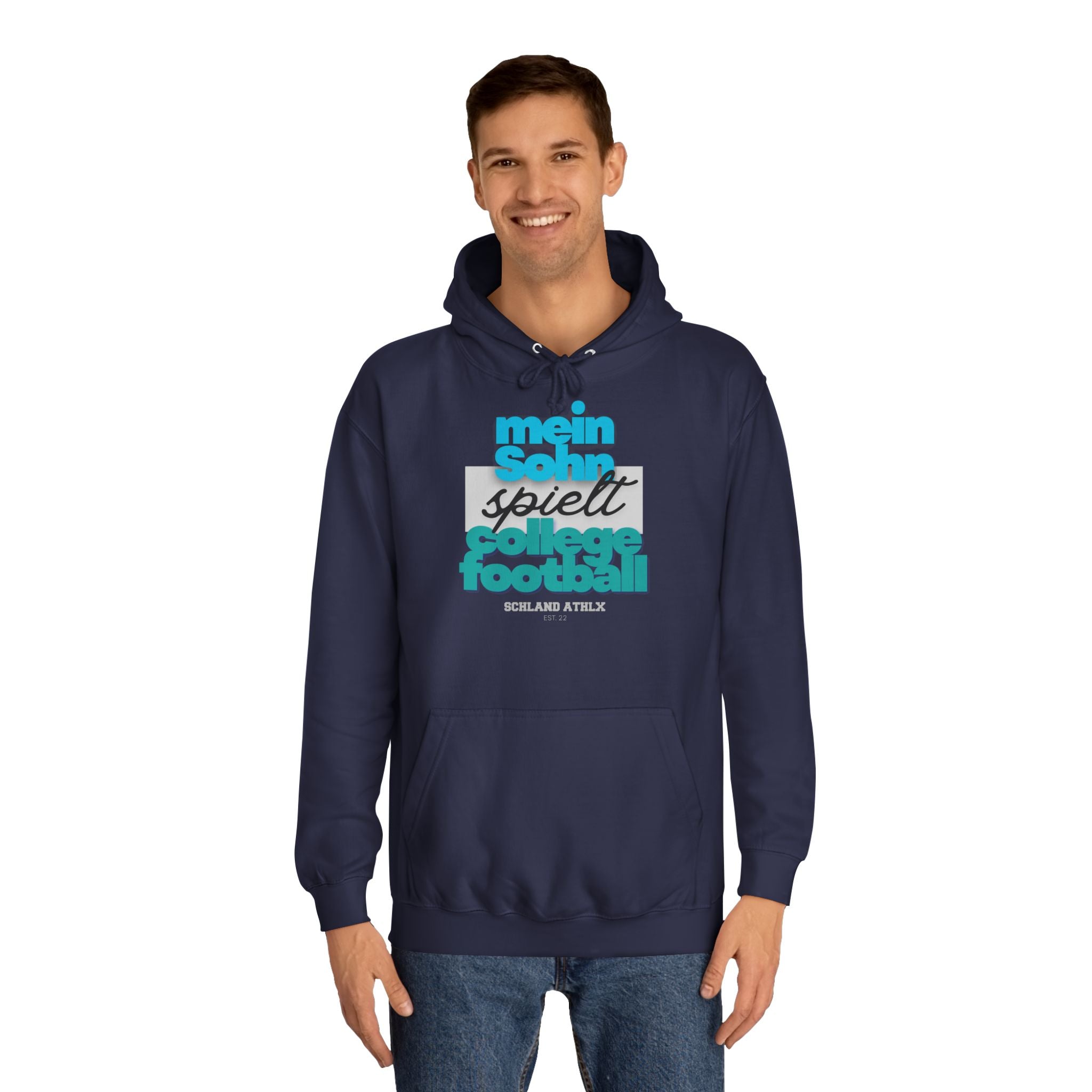 COLLEGE LINE - Mein Sohn spielt ... - Football Hoodie