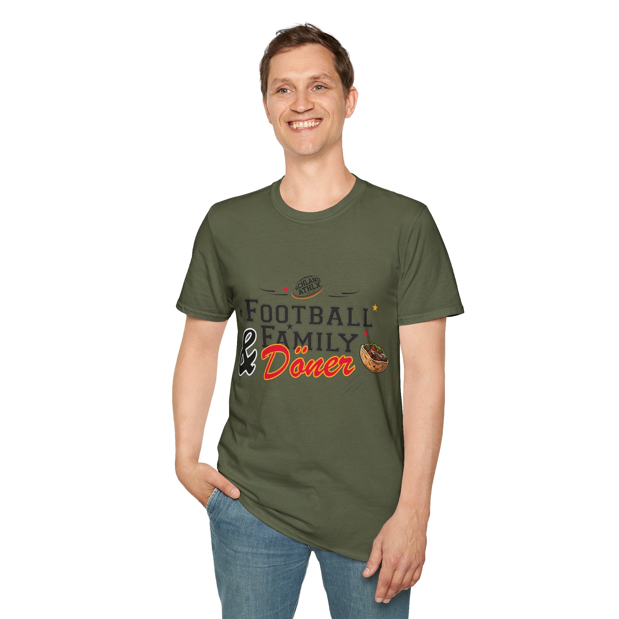 DÖNER LINE - Football and Family - Football T-Shirt