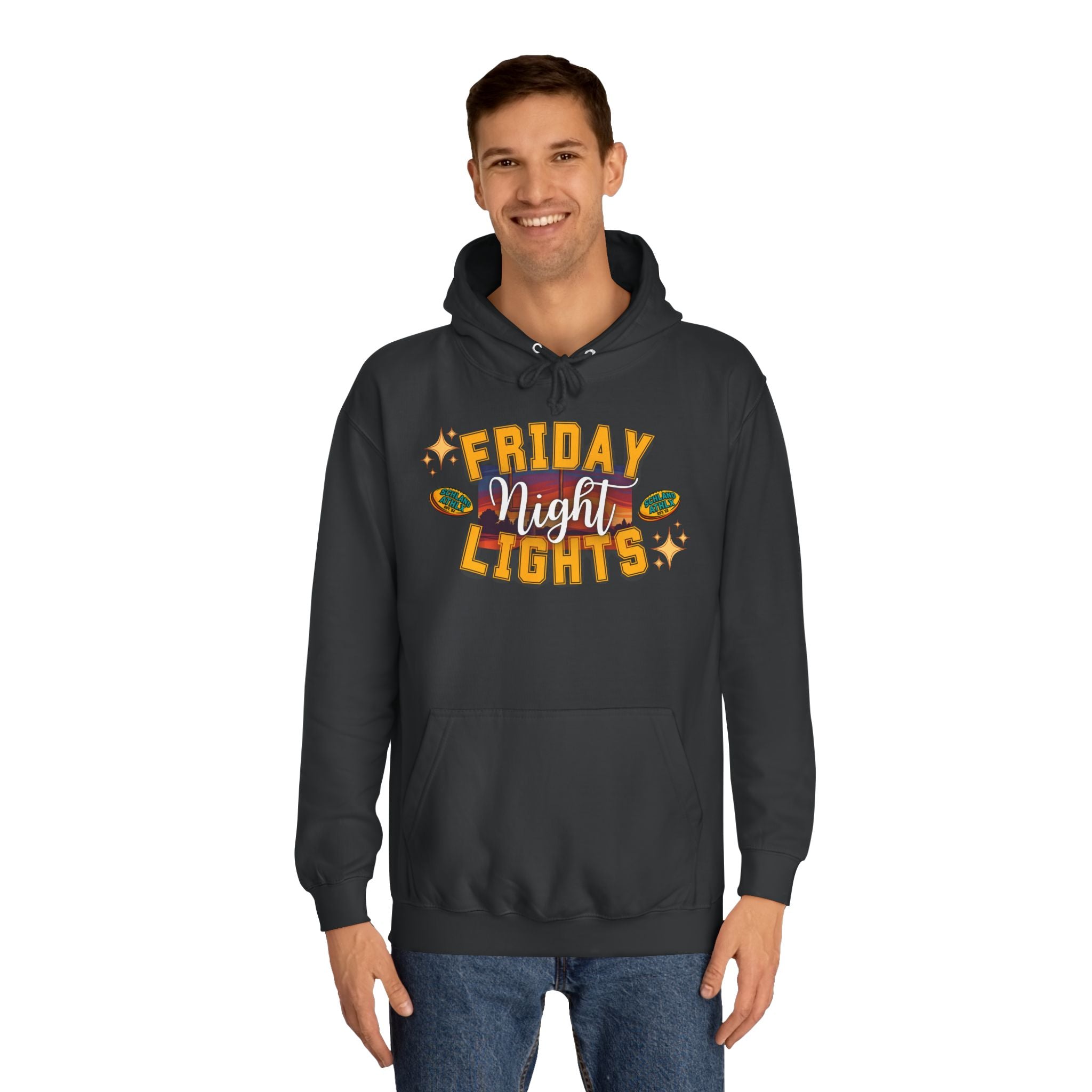 HIGH SCHOOL LINE - Friday Night Lights - High School Football Hoodie