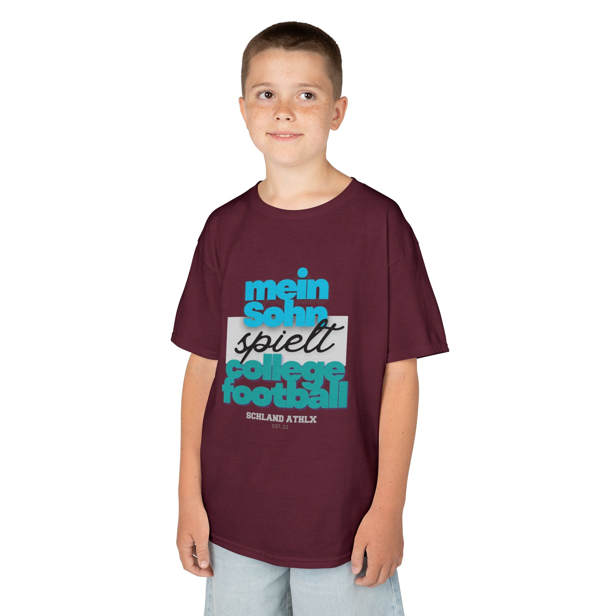 COLLEGE LINE - Mein Sohn spielt ... - Football T-Shirt Kids