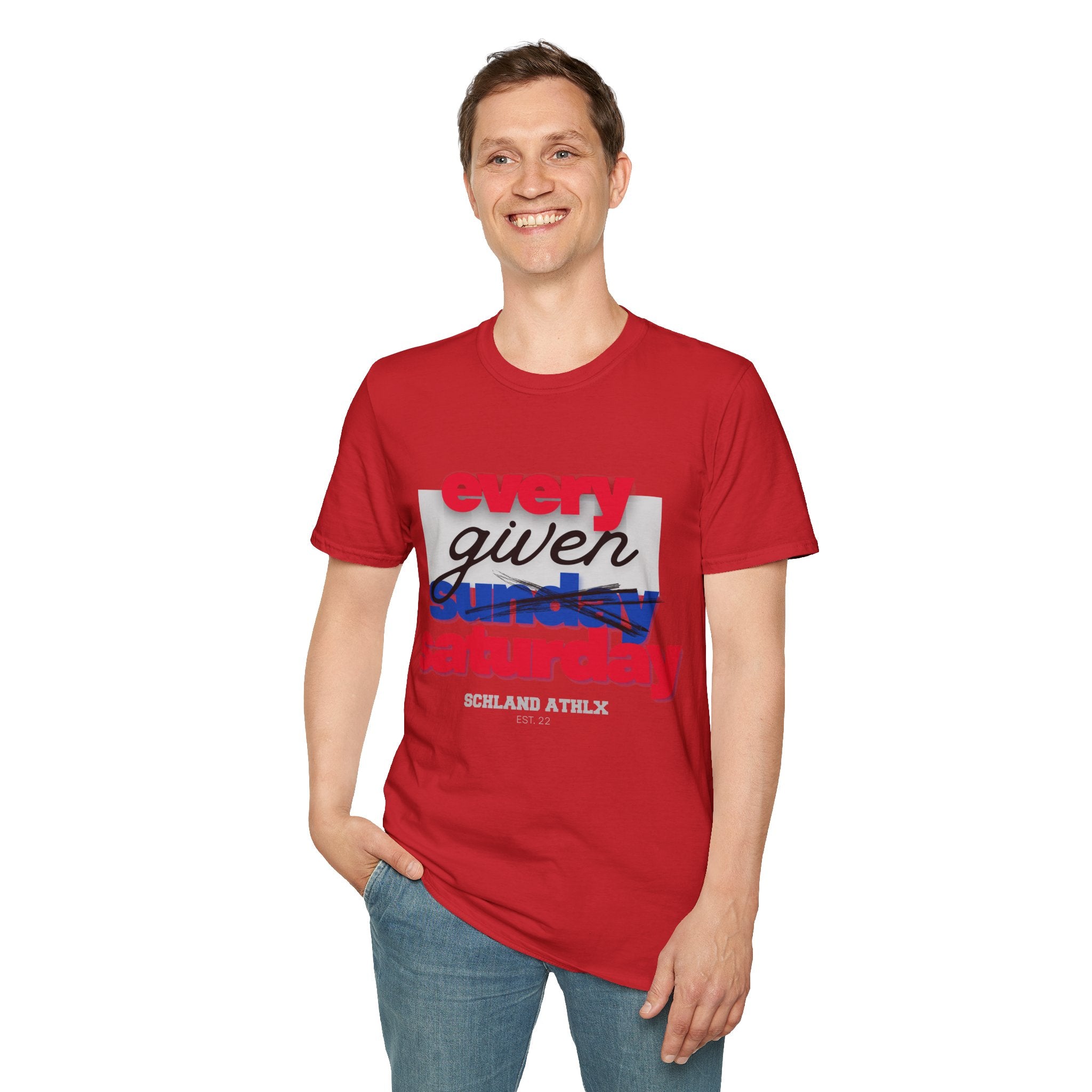COLLEGE LINE - every given saturday - Football T-Shirt
