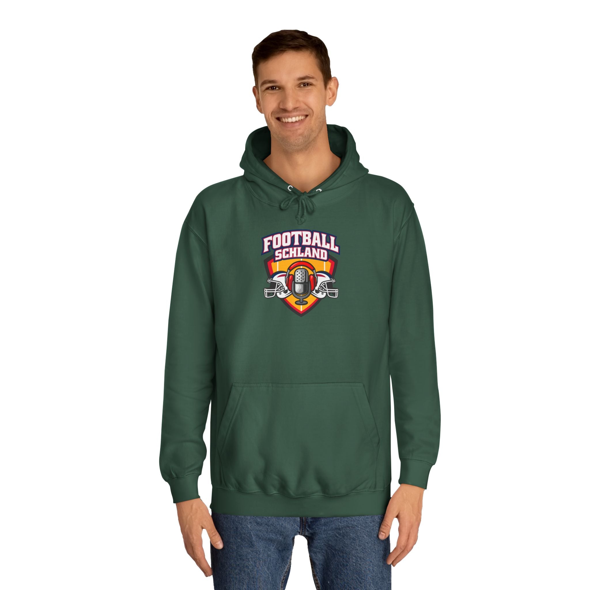SUPPORTER LINE - Footballschland - High School Football Hoodie