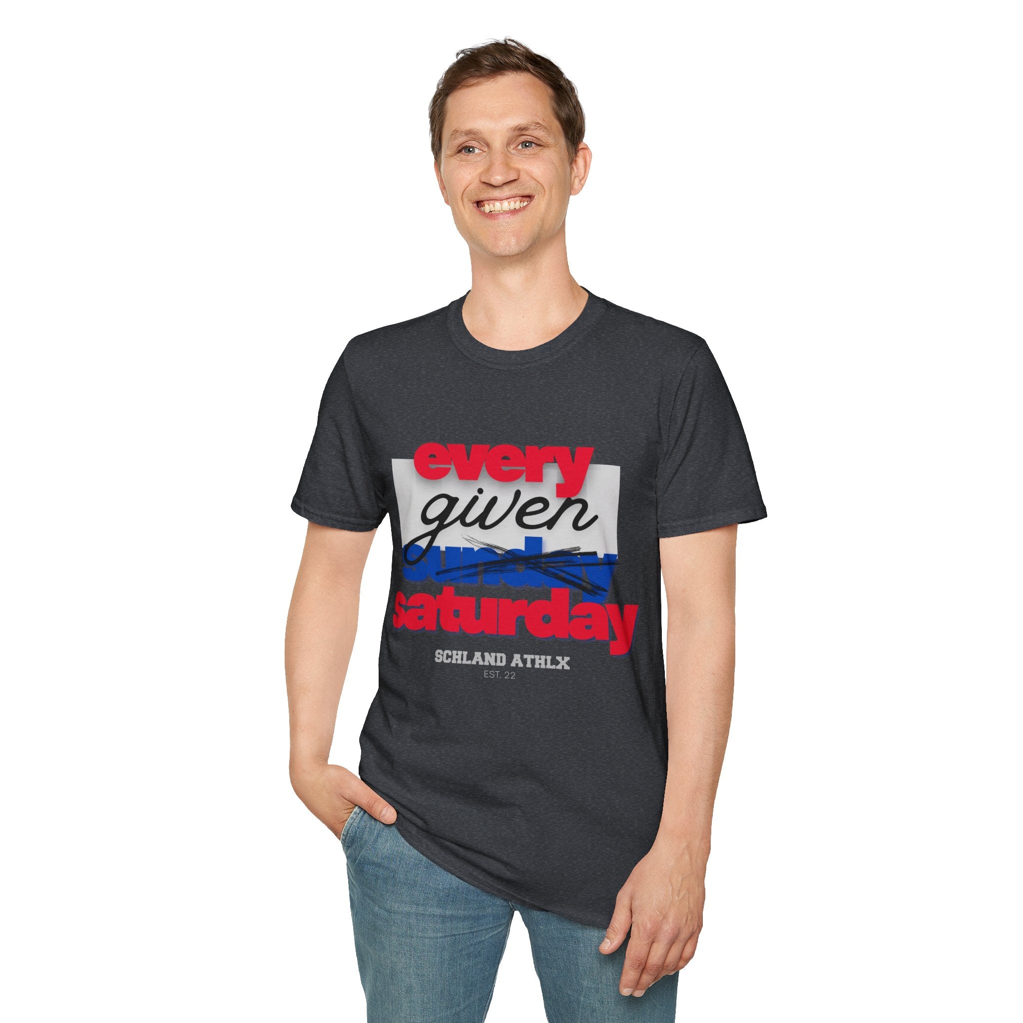 COLLEGE LINE - every given saturday - Football T-Shirt