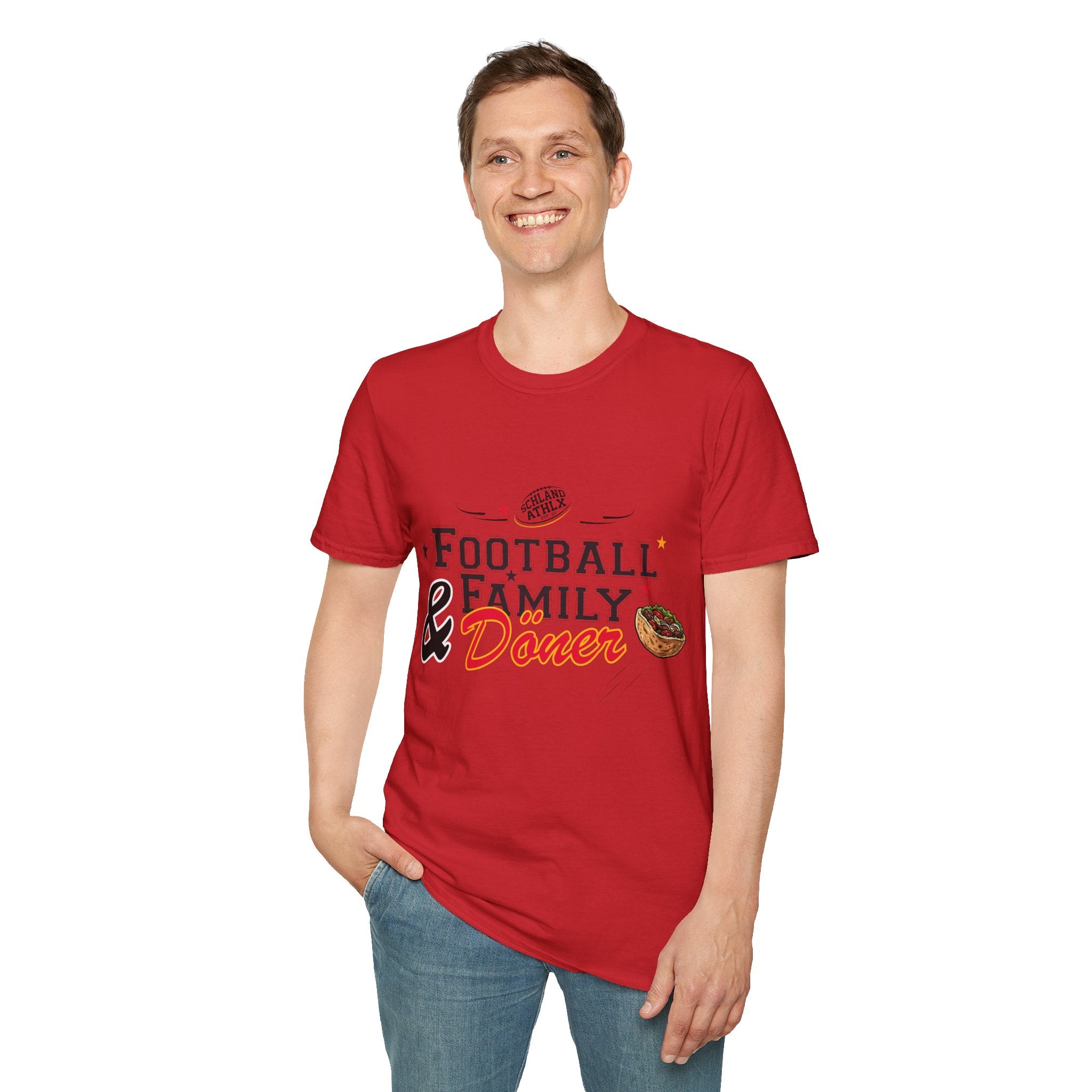 DÖNER LINE - Football and Family - Football T-Shirt